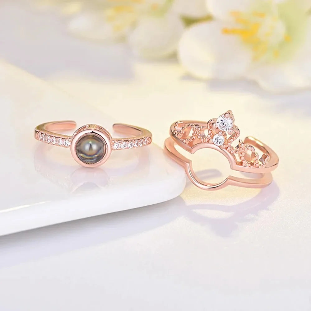 Love Lens - Crown Projection Ring